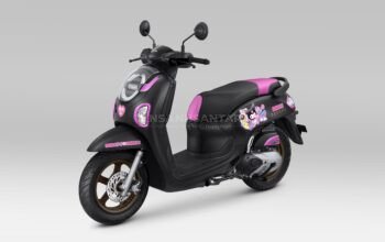 Edisi Terbatas, Kolaborasi Unik Honda Scoopy dengan Kuromi