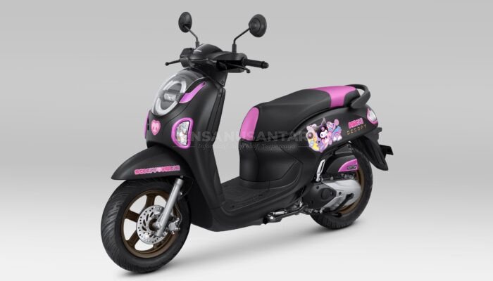 Edisi Terbatas, Kolaborasi Unik Honda Scoopy dengan Kuromi