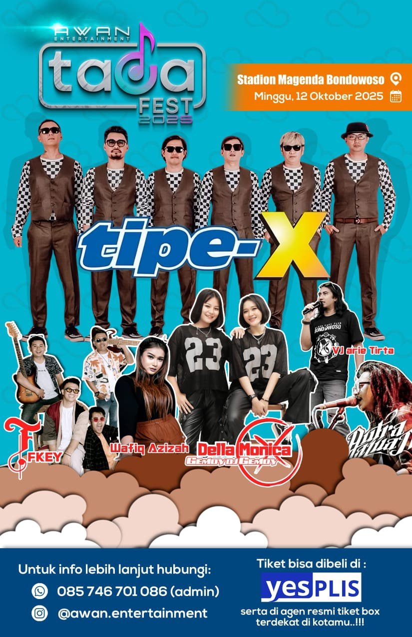 Tipe-X di Tada Fest 2025 Bondowoso