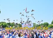 Gebyar 20 Tahun HIMPAUDI Kabupaten Madiun, Ribuan Pendidik dan Anak PAUD Rayakan Momen Apresiasi Penuh Warna