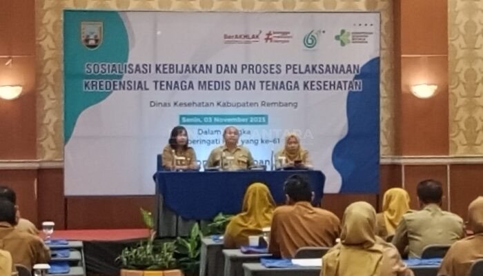 Pentingnya Sosialisasi Kebijakan dan Proses Kredensial Tenaga Kesehatan dan Tenaga Medis di Rembang
