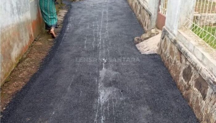 Jalan Dusun 01 Kini Mulus, Pemdes Gardu Purwakarta Maksimalkan Dana Banprov Jabar