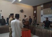 Rohimat Rosdiana Anggota DPRD Pangandaran, Hadiri Pelantikan Kadus Desa Kedungwuluh.