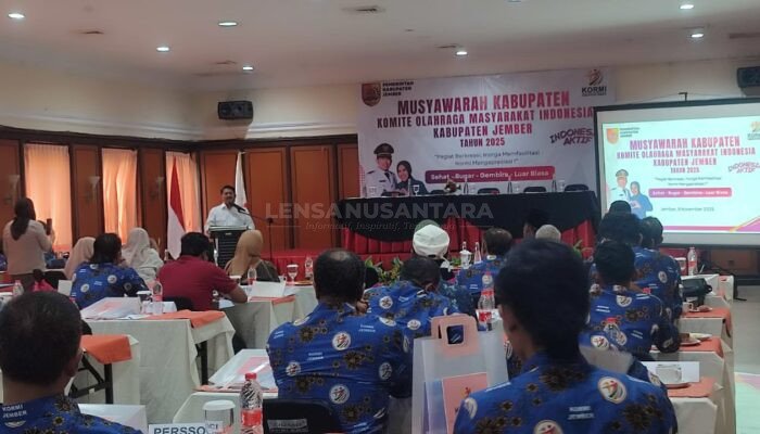 Dispora Jember Buka Musda KORMI 2025, Dorong Masyarakat Cinta Olahraga