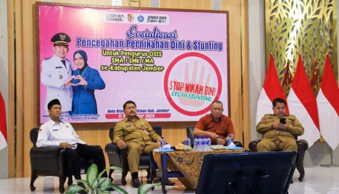 Pemkab Jember Gandeng OSIS, Selamatkan Generasi Emas dari Ancaman Pernikahan Dini dan Stunting