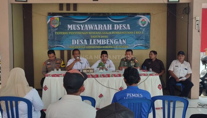 Membangun Desa Lembengan Jember Lebih Baik, RKPDes 2026 Prioritaskan Usulan untuk Pembangunan Infrastruktur