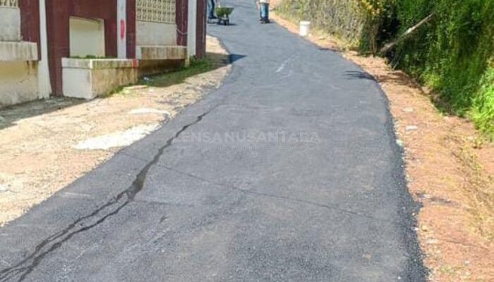 Tingkatkan Infrastruktur, Desa Bungurjaya Purwakarta Realisasikan Jalan Hotmix di Dusun II