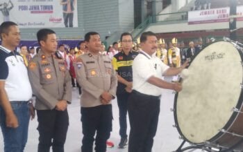 Kadispora Jember Resmi Buka Kejurprov Drum Band Jatim 2025