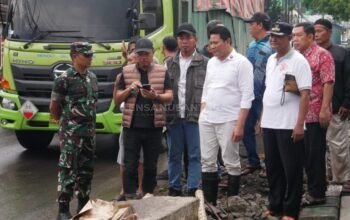 Bupati Sidoarjo Sidak Proyek Betonisasi Kureksari, Tekankan Kualitas, Kebersihan, dan Ketepatan Waktu