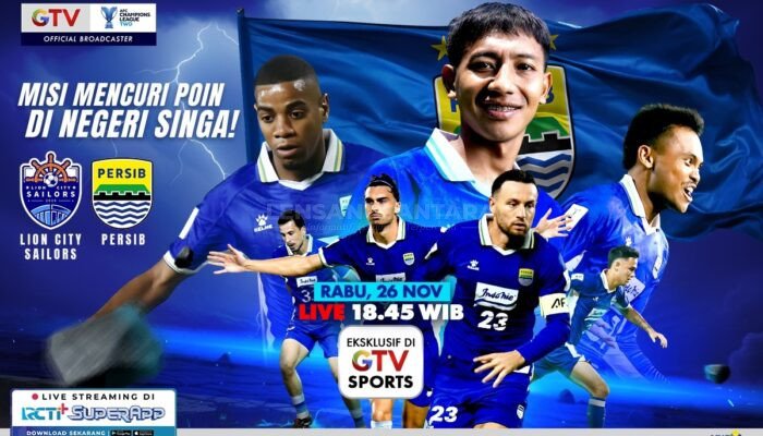 Live di GTV, PERSIB Bandung Selangkah Mrnuju Fase Knock-Out AFC Champions League two