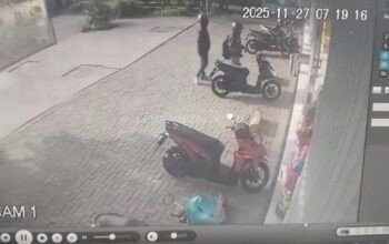 Aksi Curanmor di Songgom Brebes Terekam CCTV, Motor Raib dalam Hitungan Detik