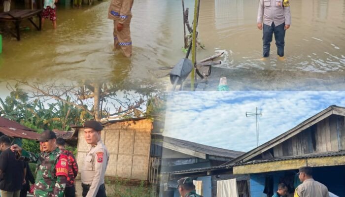 LSM Trinusa Apresiasi Kinerja 9 Bhabinkamtibmas dan Babinsa Gerak Cepat Pantau Desa Terdampak Banjir di Pantai Cermin