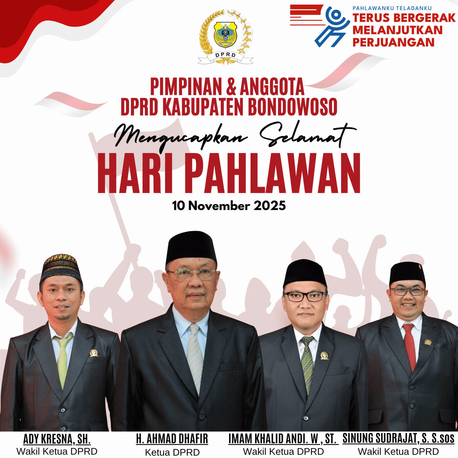 Iklan Hari Pahlawan DRPD Bondowoso