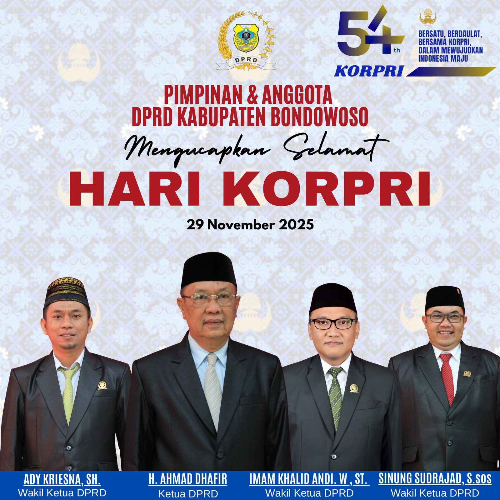 DPRD Kabupaten Bondowoso Hari Korpri