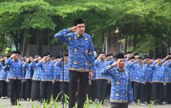 Peringatan HUT KORPRI, Wakil Bupati Trenggalek Harapkan ASN Mampu Beradaptasi dengan Teknologi