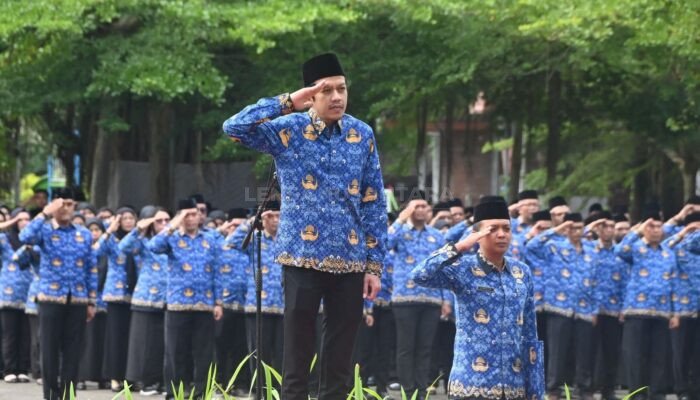 Peringatan HUT KORPRI, Wakil Bupati Trenggalek Harapkan ASN Mampu Beradaptasi dengan Teknologi
