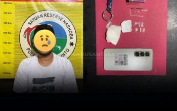 Opsnal Lintah Bara Polres Sawahlunto Tangkap Sopir Pembawa Sabu di Dusun Simpang