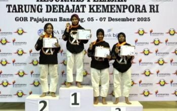Atlet Kodrat Sidoarjo Harumkan Nama Daerah di Kejurnas Pelajar Tarung Derajat Kemenpora RI 2025