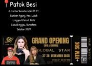 Grand Opening Caffe Global Star, Ini Tanggapan Zainuri Aktivis Silampari