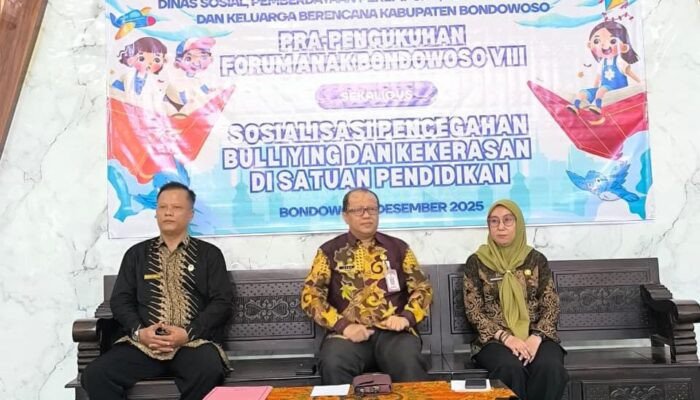 Wujudkan Sekolah Ramah Anak, Dinsos Bondowoso Gencar Cegah Bullying dan Kekerasan Pelajar