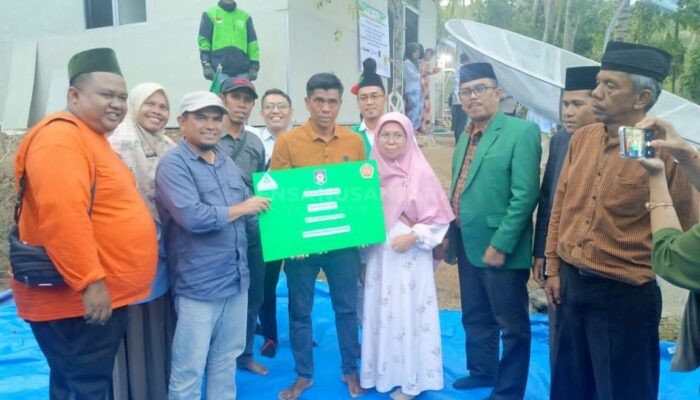 PC GP Ansor Solok Selesai Huntara Dalam Waktu Tiga Hari