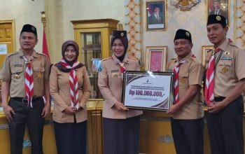 Pramuka Jember Serahkan Bantuan Korban Banjir, Ketua Kwarcab: Bukti Kepedulian Nyata