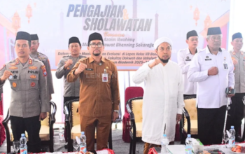 Pengajian dan Sholawat "Bhenning" di Lapas Kelas IIB Bondowoso.