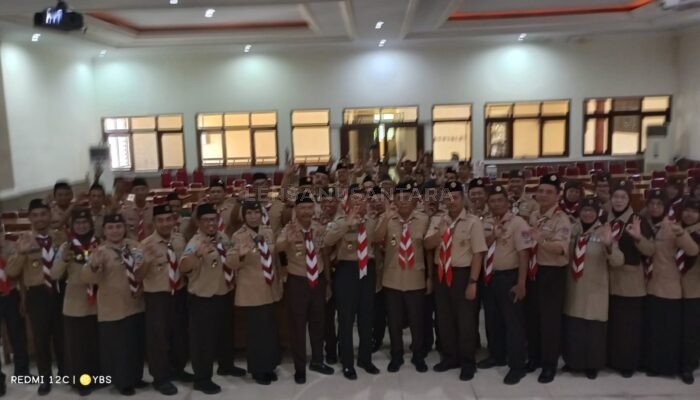 Tingkatkan SDM Pengurus, Kwarcab Gerakan Pramuka Bondowoso Gelar Kursus Pengelola Kwartir Cabang
