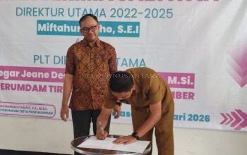 Bupati Jember Tunjuk Regar Jeane Dealen Nangka sebagai Plt Dirut Perumdam Tirta Pandalungan