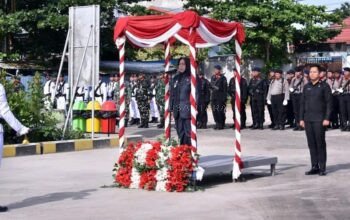 Bupati Kobar Pimpin Upacara Tabur Bunga Kenang Heroisme Pertempuran Kumai 14 Januari 1946
