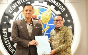 Bupati Eka Putra Temui Menko AHY, Perjuangkan Perbaikan Jalan Provinsi di Tujuh Pintu Masuk Tanah Datar