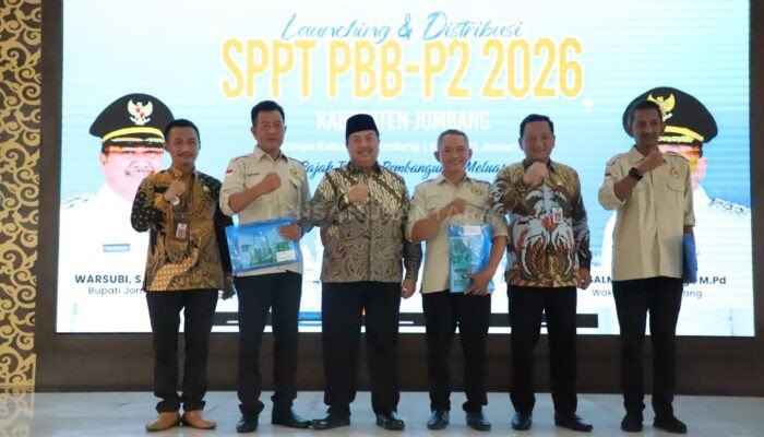 Jombang Luncurkan SPPT PBB-P2 2026: Pajak Turun, Pembangunan Meningkat