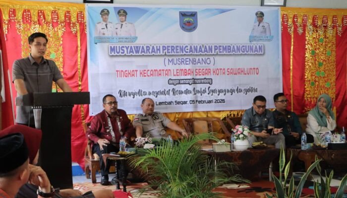 Wali Kota Sawahlunto: Musrenbang Jadi Kunci Penguatan Pembangunan 2027 di Tengah Tantangan Fiskal