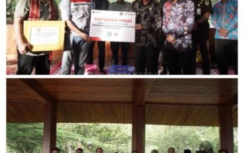 DPN dan Pertamina Internasional Salurkan 68 Paket Sembako untuk Korban Bencana Tanah Datar