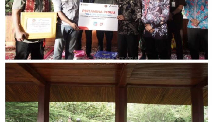 DPN dan Pertamina Internasional Salurkan 68 Paket Sembako untuk Korban Bencana Tanah Datar