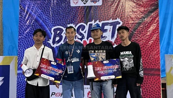 Ajang Basket On The Street, SMKN 3 Bondowoso Kembali Raih Suporter Terbaik