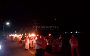 Remaja Masjid Mujahidin Tonggurambang Gelar Pawai Obor Menyambut Bulan Suci Ramadhan 1447 H