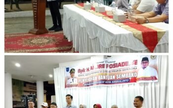 Andre Rosiade Salurkan 5.000 Paket Sembako untuk Warga Sawahlunto Sambut Ramadan 1447 H