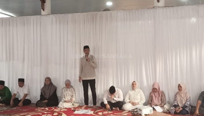 Pelepasan Tim Safari Ramadhan, Riyanda Putra Refleksikan Satu Tahun Kepemimpinan di Sawahlunto