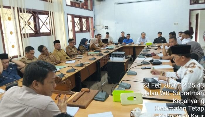 Komisi II DPRD Kaur Menggelar Rapat Terkait Progres dan Solusi KDKMP