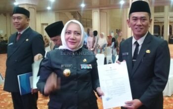 Lantik 8 Pejabat Eselon II Musi Rawas, Ini Pesan Bupati Ratna Machmud