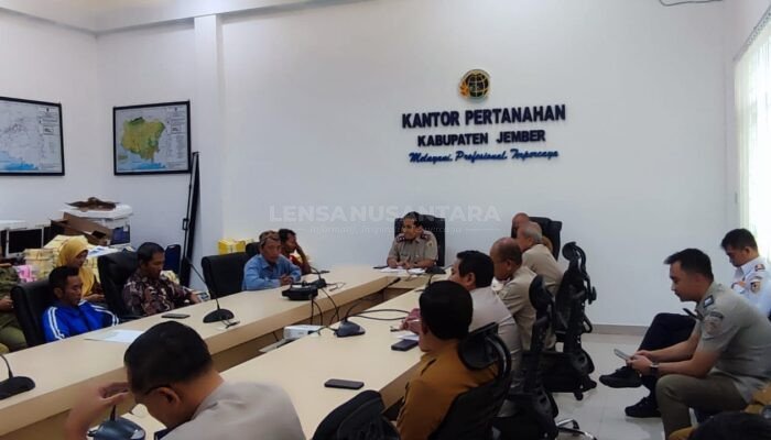 Satgas Infrastruktur dan BPN Jember Bahas Solusi Cepat Atasi Banjir Villa Indah Tegal Besar