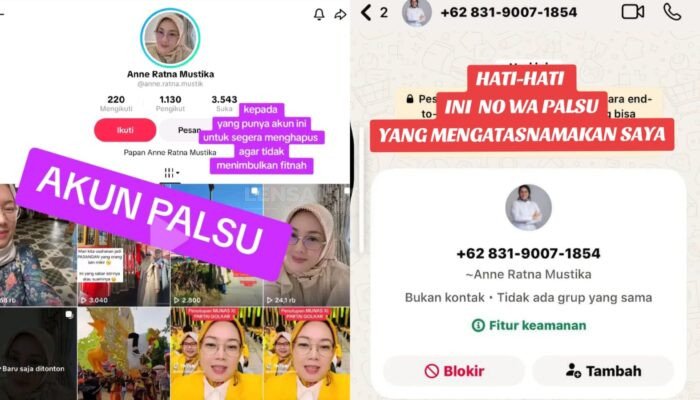 Akun Media Sosial Anne Ratna Mustika Dipalsukan, Peringatan Bahaya di Era Digital
