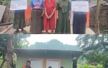 Tinggalkan Kebiasaan Mandi di Sungai, Rumah Zakat Bondowoso Bangun Dua Unit MCK Komunal untuk Warga Patirana