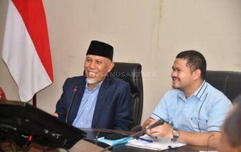 Pemko Sawahlunto dan Pemprov Sumbar Sinkronkan Program Percepatan Pertumbuhan Ekonomi