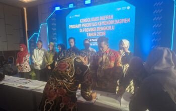 Tingkat Mutu Pendidikan, Dispendik Kaur Tanda Tangan MoU Bersama BPMP Bengkulu