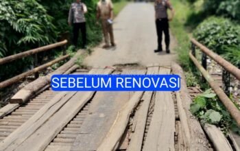 Dukung Program Asta Cita, Polres Musi Rawas Renovasi Jembatan Besi Sungai Pring di Desa Pulau Panggung