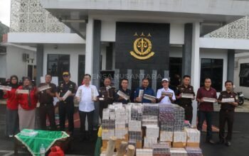 Ribuan Batang Rokok Non Cukai Dimusnahkan Kejaksaan Negeri Banjarnegara, Merk Dalil Mendominasi