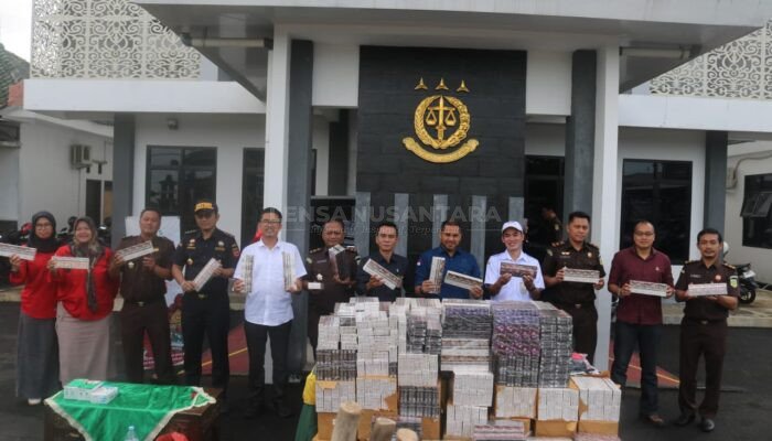 Ribuan Batang Rokok Non Cukai Dimusnahkan Kejaksaan Negeri Banjarnegara, Merk Dalil Mendominasi