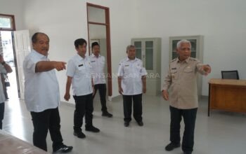 Bupati Asahan Bersama Wagub Sumut Tinjau Kesiapan Fasilitas SMAN Rahuning